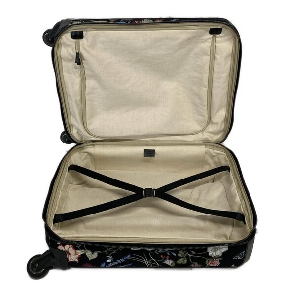 GUCCI Kris Knight Flora Black Red Multi Nylon Leather - Suitcase 1108-072125 - Picture 13 of 14